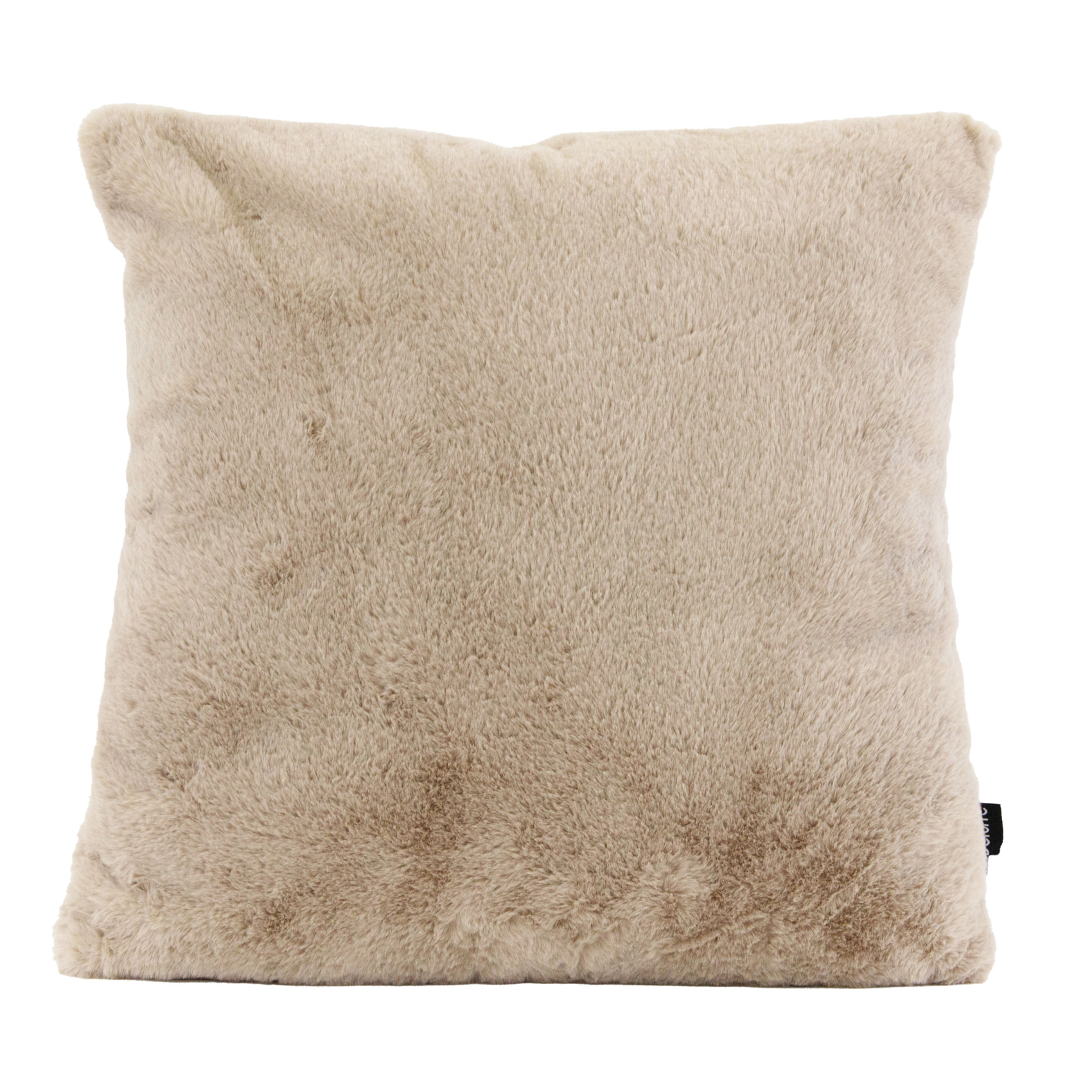 Coussin tout doux imitation fourrure - Naturel