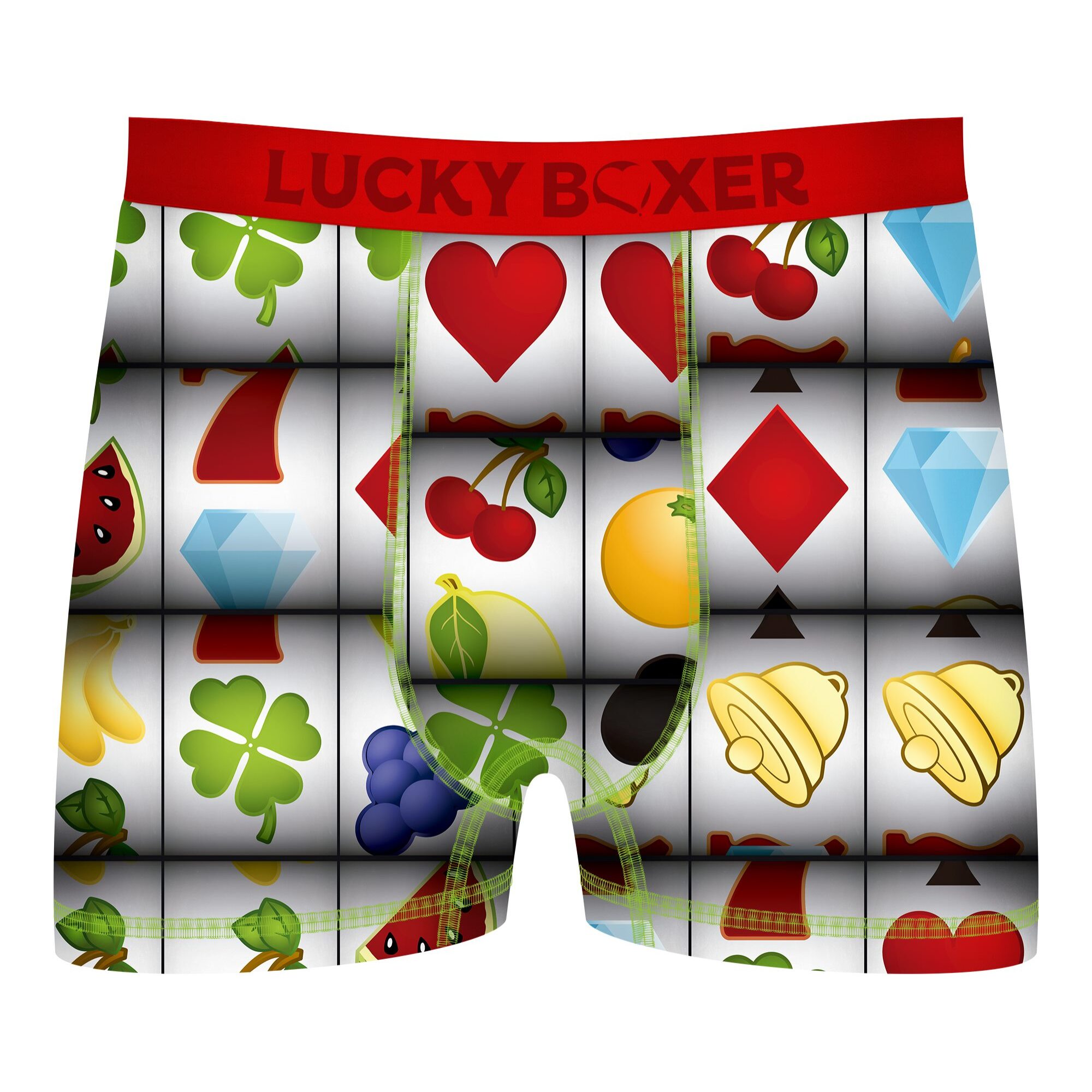 Calzoncillos Lucky Boxer en color blanco para hombre