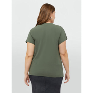 Fiorella Rubino - camiseta con bordado - Verde