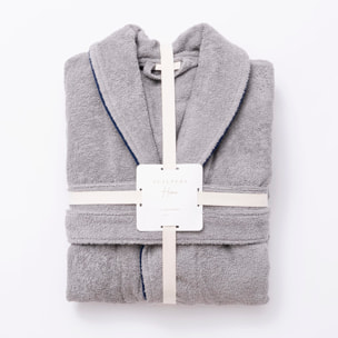 Albornoz s/m 100% algodón 360gsm gris scalpers home