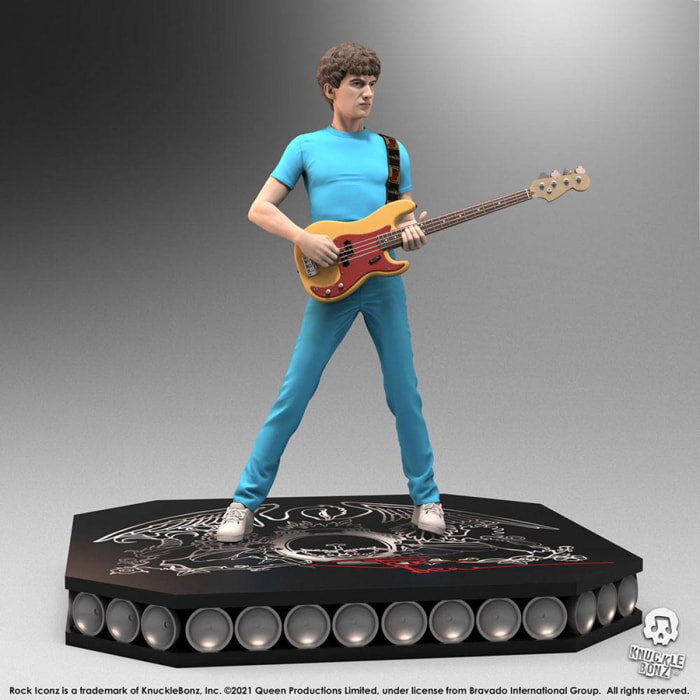 Queen Rock Iconz Statua John Deacon Edizione Limitata 23 Cm Knucklebonz