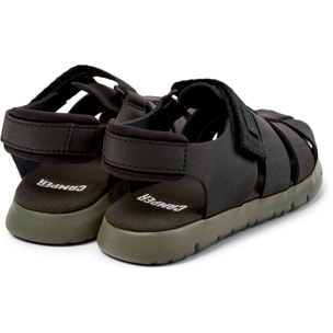 Sandalias - CAMPER Oruga Sandal - Negro - Piel de ante