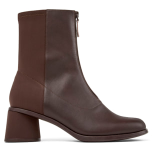 Botines - CAMPER Kiara - Marron - Cuero liso