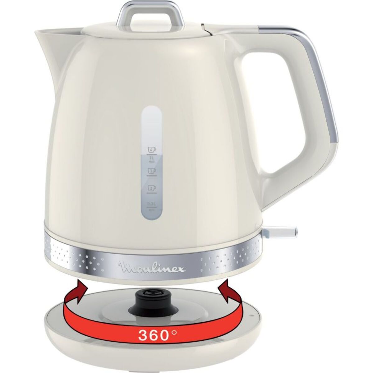 Bouilloire MOULINEX BY323A10 soleil ivoire