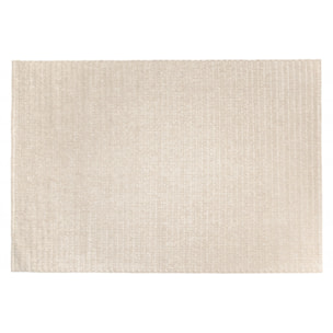 QUENTIN - Tapis rectangulaire 200x290cm en laine tissée couleur beige