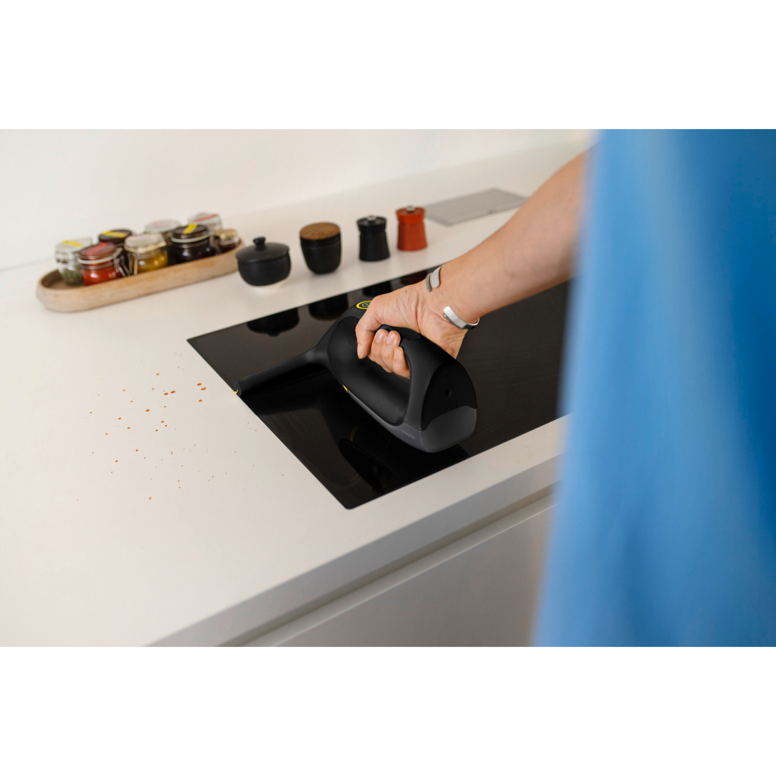 Nettoyeur de vitres Karcher WV 2 Universal Extra+ Black - autonomie 105m² - détergent 1l - chargeur USB-C