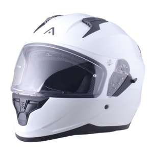 CASCO ADN INTEGRAL STELVIO BIANCO PURO OPACO