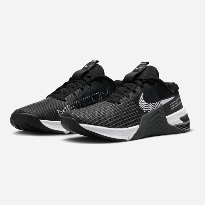 NIKE - Sneakers Metcon 8 - Negro Y Blanco
