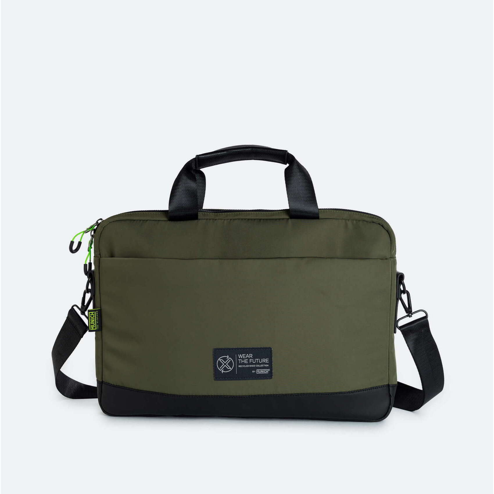 RECYCLED X WEAR BRIEFCASE KAKI