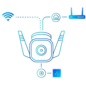 Caméra de surveillance TP-LINK Wifi Tapo C310 2K 3MP