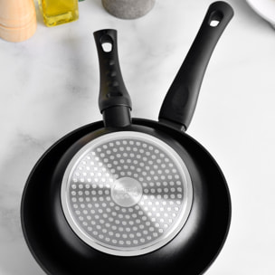 Sartén en aluminio forjado color negro