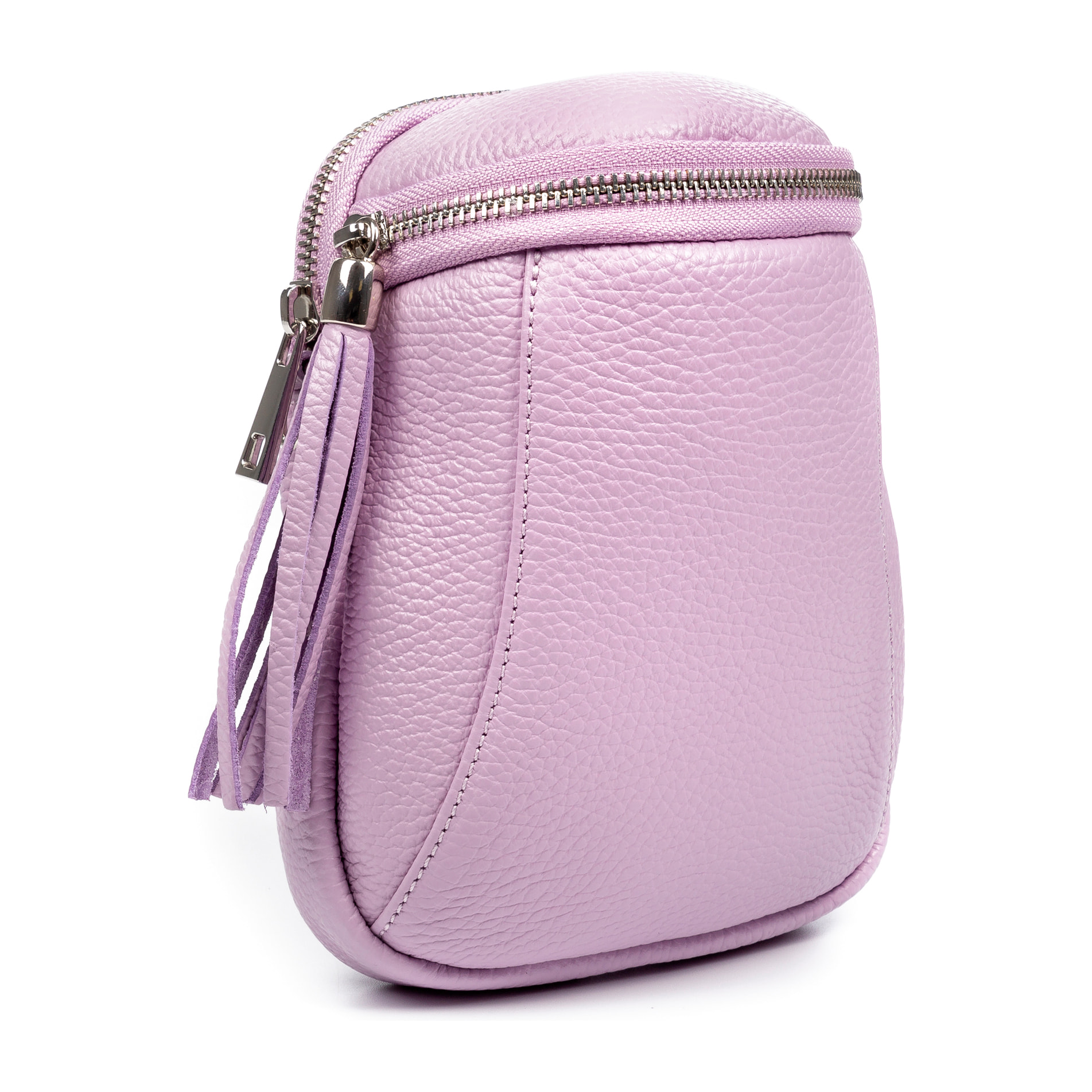 Agugliano borsa a tracolla donna. Pelle autentica finitura Dollaro.