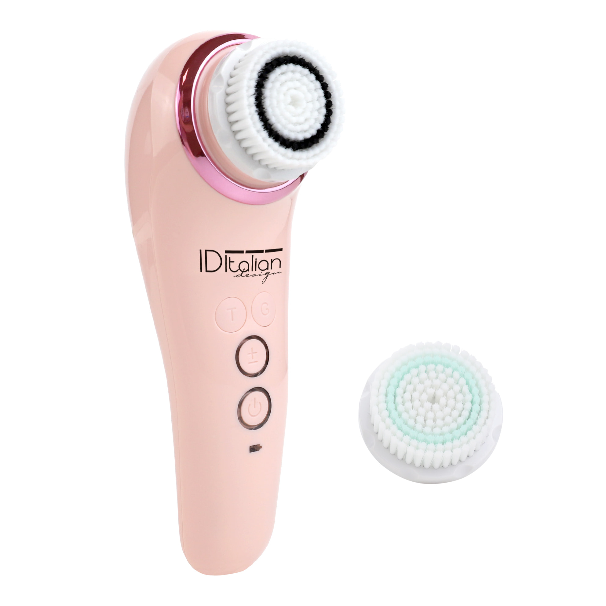 Brosse nettoyante pour le visage sonique - 3W - rose