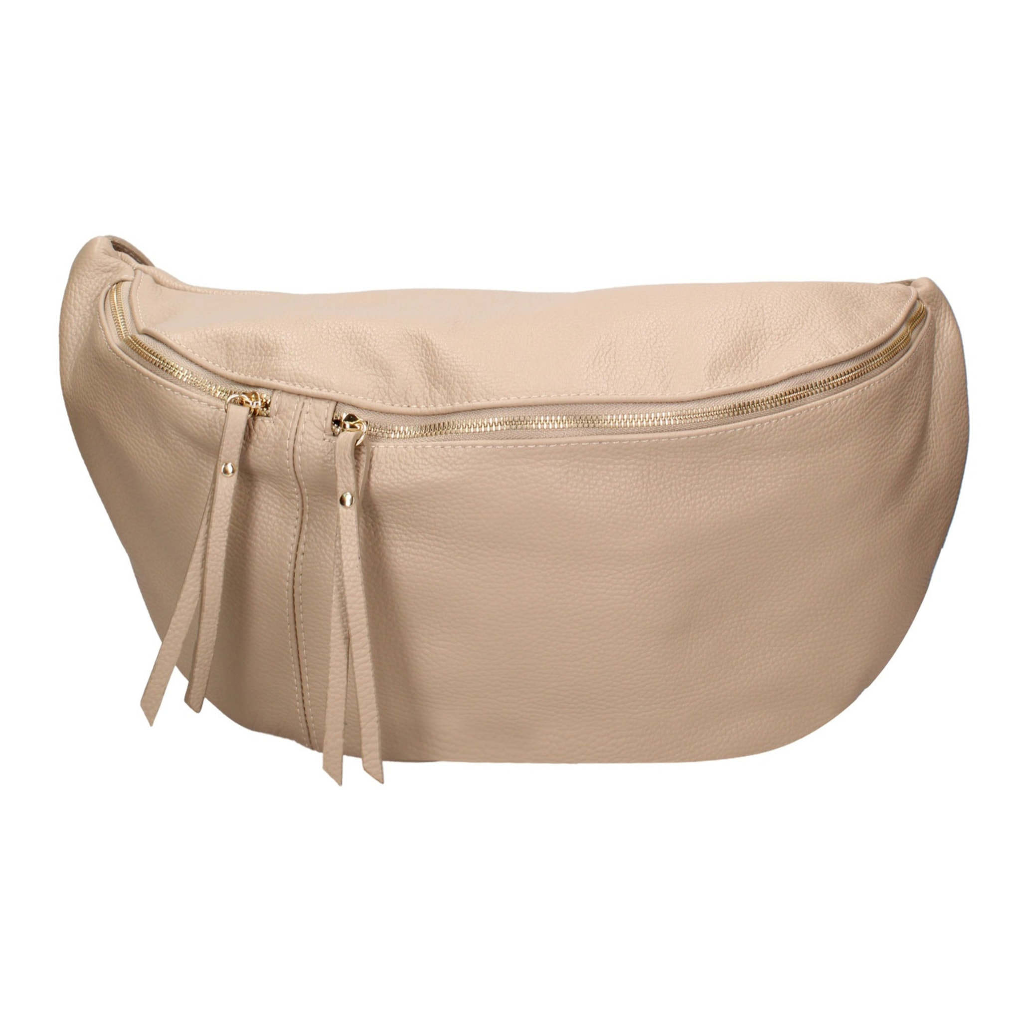 Borsa a tracolla da donna Made in Italy - Modello Caelia Plus - 100% pelle - 47.0 x 28.0 x 2.0 cm