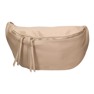 Borsa a tracolla da donna Made in Italy - Modello Caelia Plus - 100% pelle - 47.0 x 28.0 x 2.0 cm