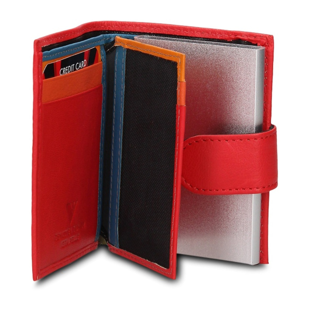 Portafoglio uomo in vera pelle - Modello Vesper Pro - Casual - 7.5 x 10.0 x 2.0 cm