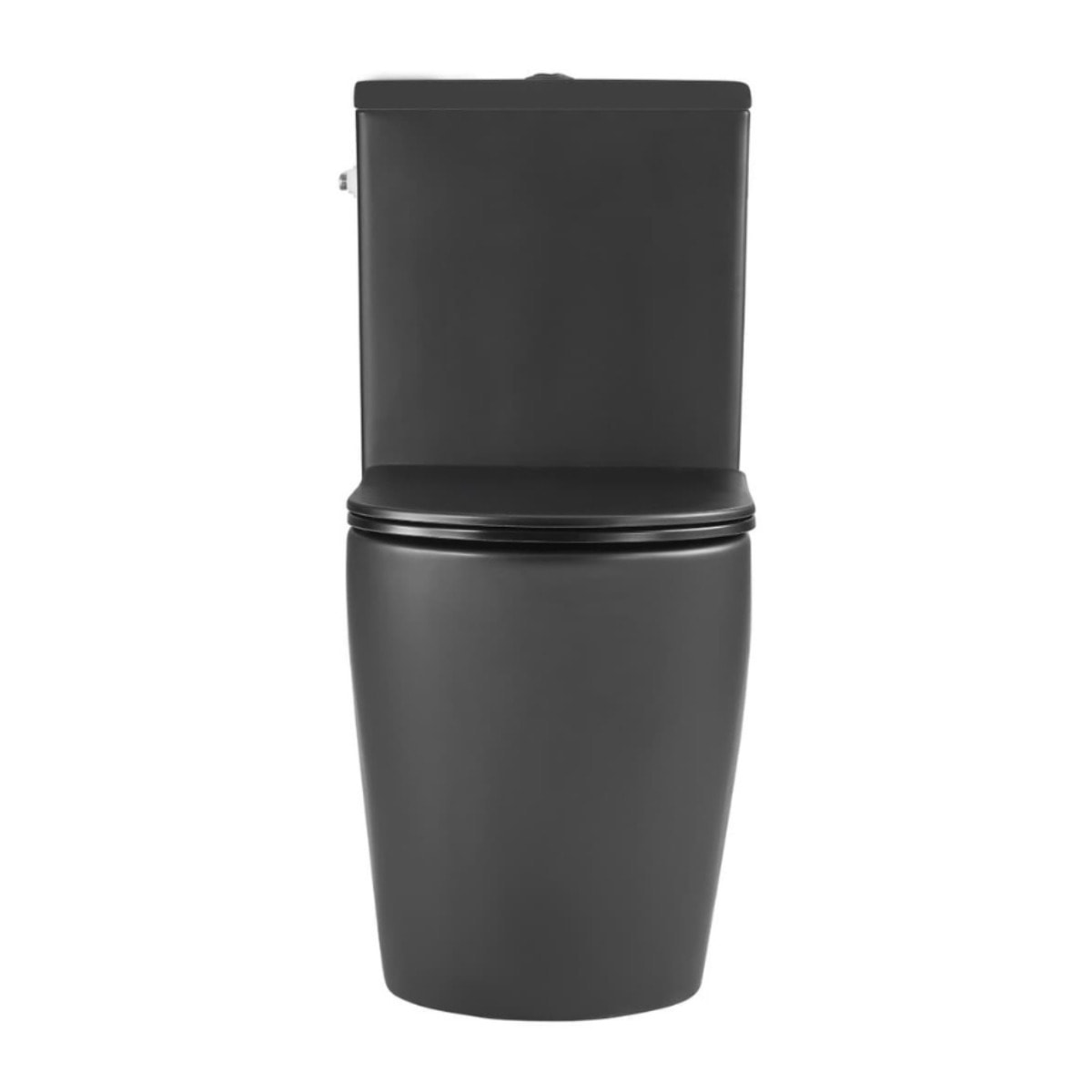 Brevis WC à poser sans bride + abattant softclose, noir mat (SATBRE031RREXVPBKM)