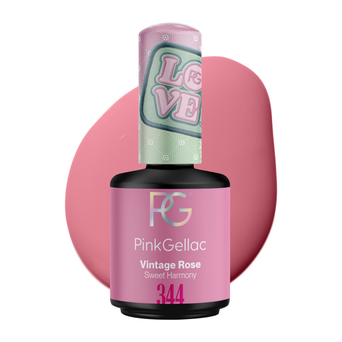Vernis semi-permanent - 344 Vintage Rose - 15 ml