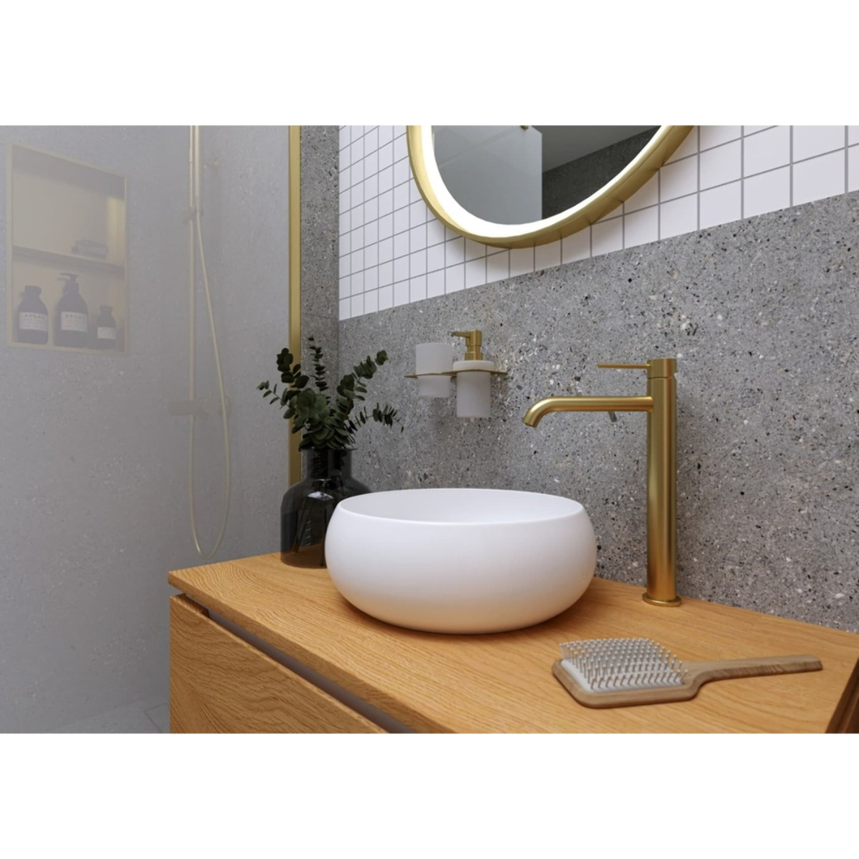 Swiss Aqua Technologies Feel lavabo à poser 36x36 cm mat sans trop-plein (SATUMFEEL3636M)