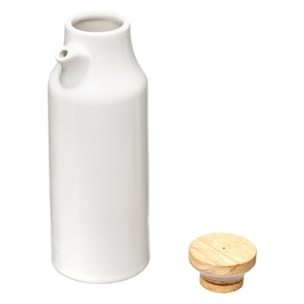 Set huile/vinaigre/poivre céramique "Seramik" blanc