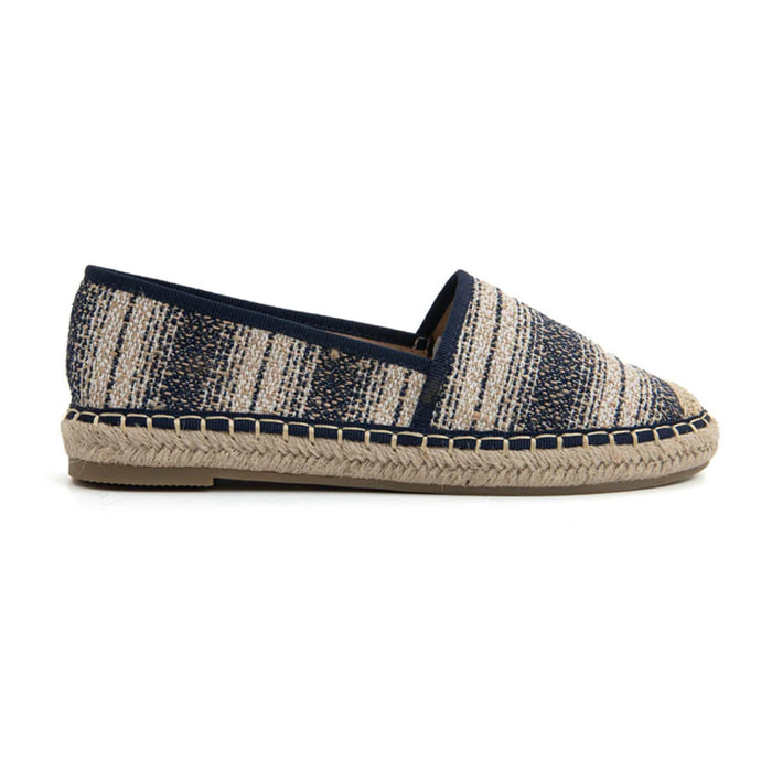 Espadrillas natural in paglia - BLUE