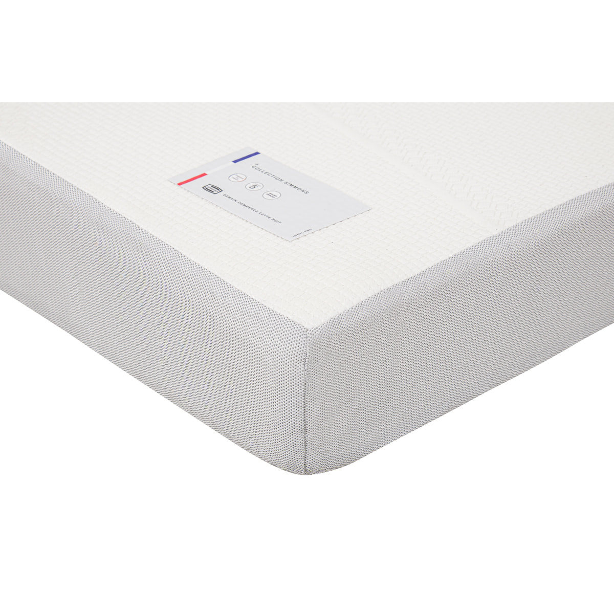 Canapé convertible Cecilia, matelas Simmons ressorts, 130 x 190 cm, marine