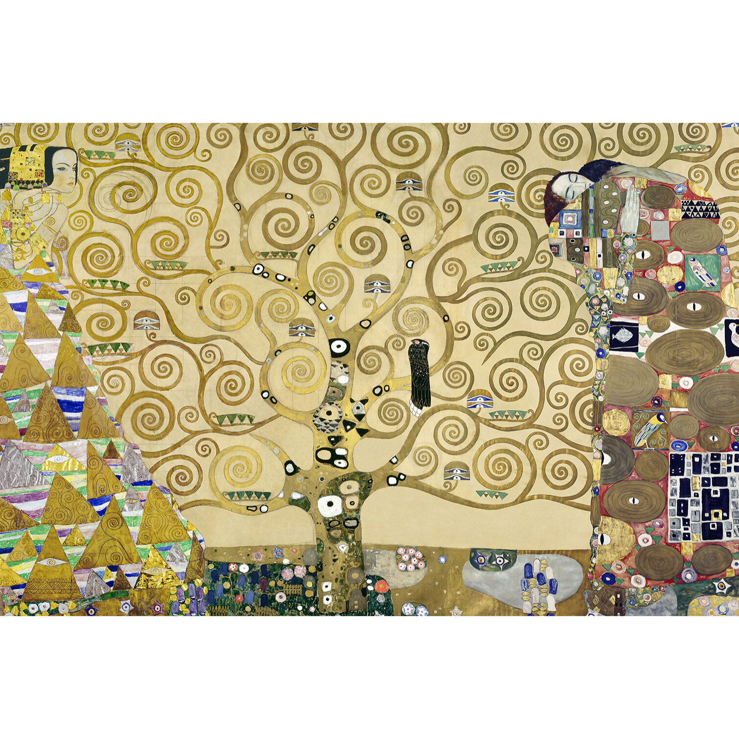 L'arbre de vie -Tableau gustave klimt  Toile imprimée