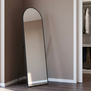 Miroir sur pied aluminium JUSTIN