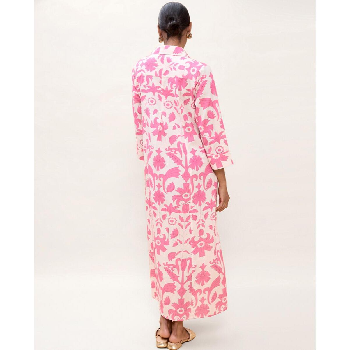 Abito a maniche lunghe con stampa floreale