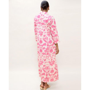 Abito a maniche lunghe con stampa floreale