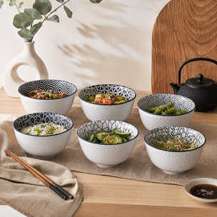 Lot de 6 petites coupelles, KIYOSE