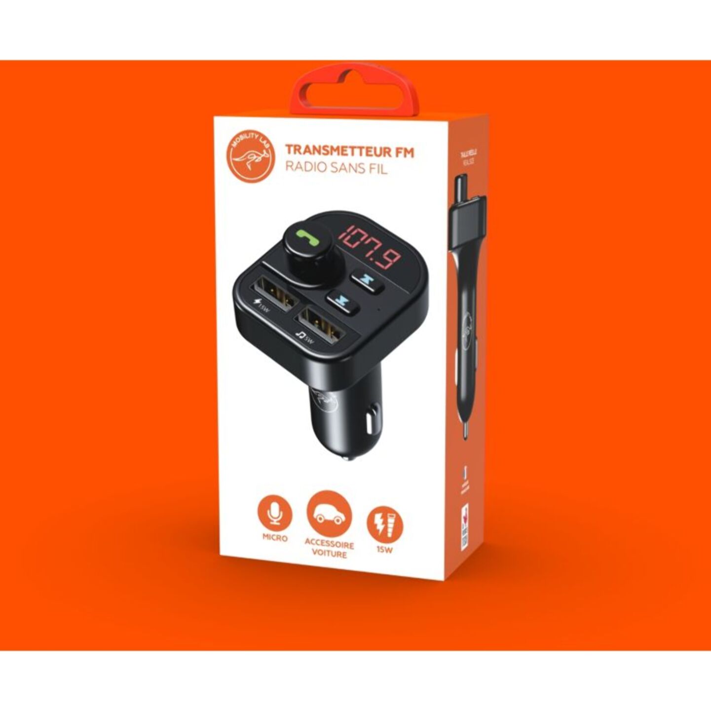 Transmetteur FM MOBILITY LAB FM VOITURE