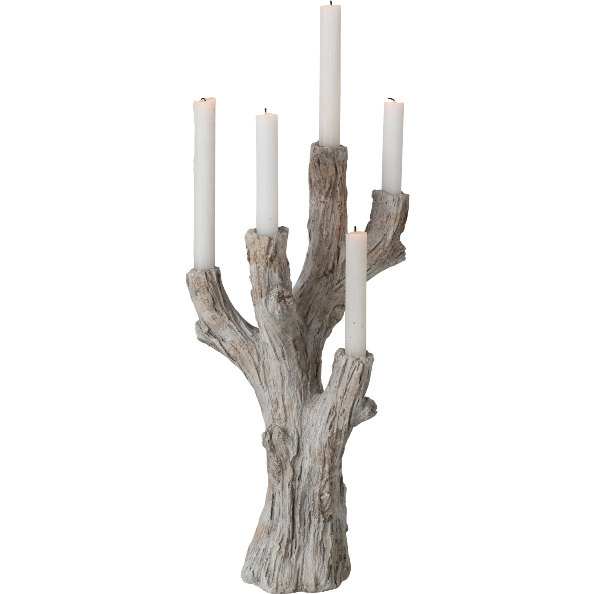 J-Line chandelier - polyrésine - taupe - large