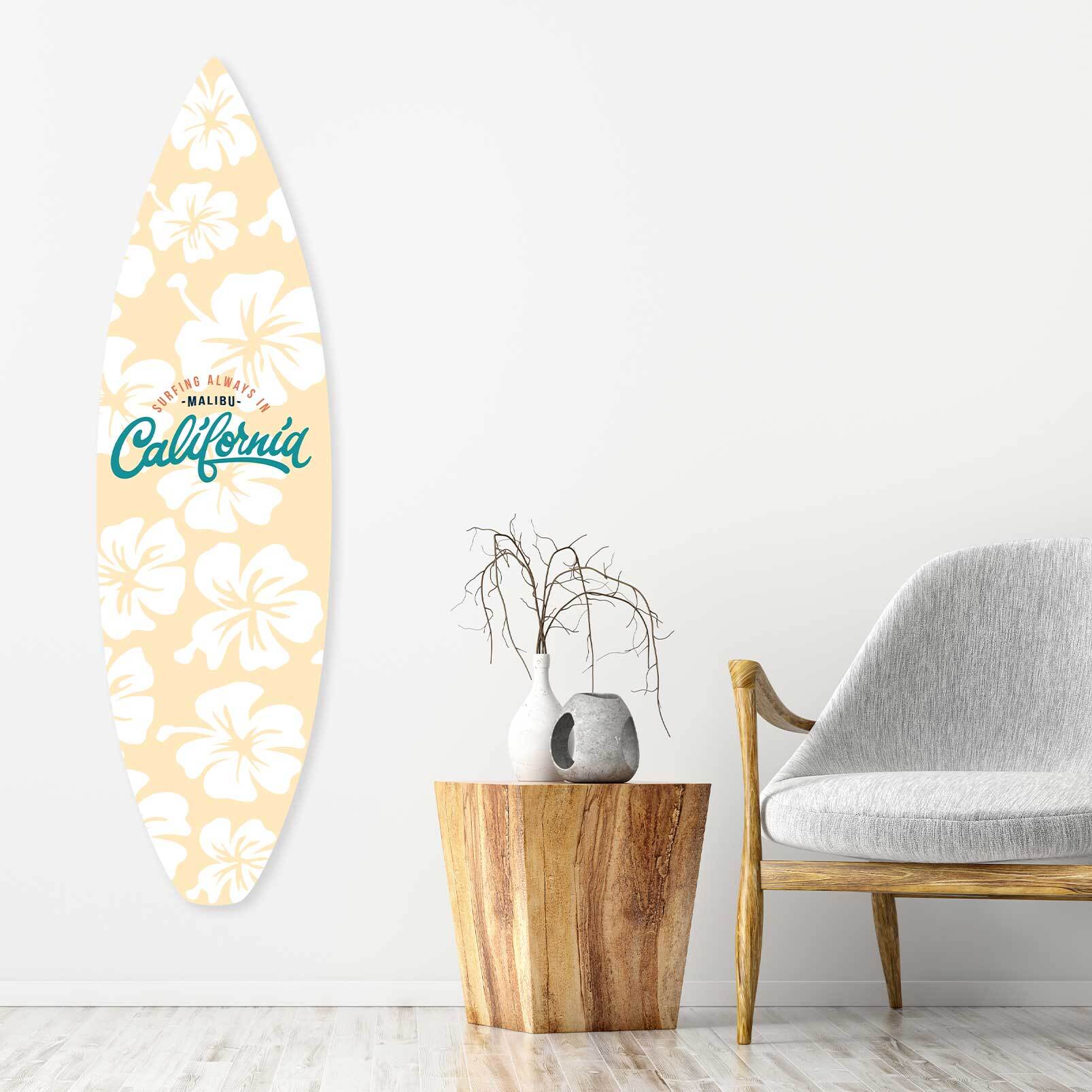 Planche de surf décorative malibu Tableau alu Dibond
