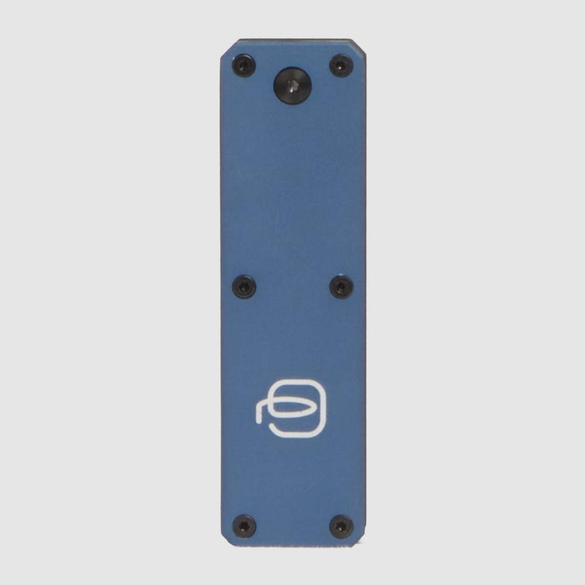 Piquadro Portachiavi personalizzabile in pelle con tracker