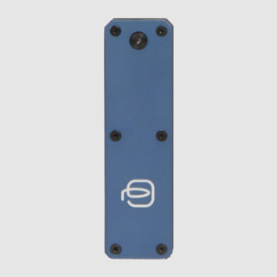 Piquadro Portachiavi personalizzabile in pelle con tracker