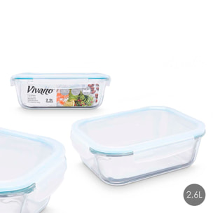 FIAMBRERA BOROSILICATO HERMETICA 2260ML