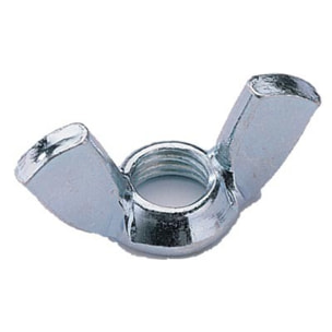 Ecrou à oreilles LENNIE - Zingué blanc - Ø12 - boite de 100 - 11001202B