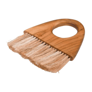 Brosse de nettoyage à anneau en fibres de coco et bois de teck - DARLA