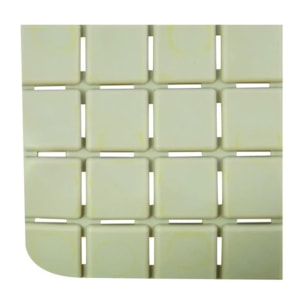 Tapis Fond de douche antidérapant Caoutchouc QUADRO 54x54cm Beige MSV