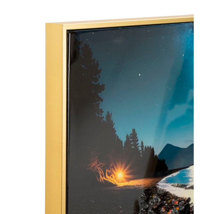 STAMPA DECORATA SU TELA LACCATA C/CORNICE COLORS -B- CM 60X3,5
X90