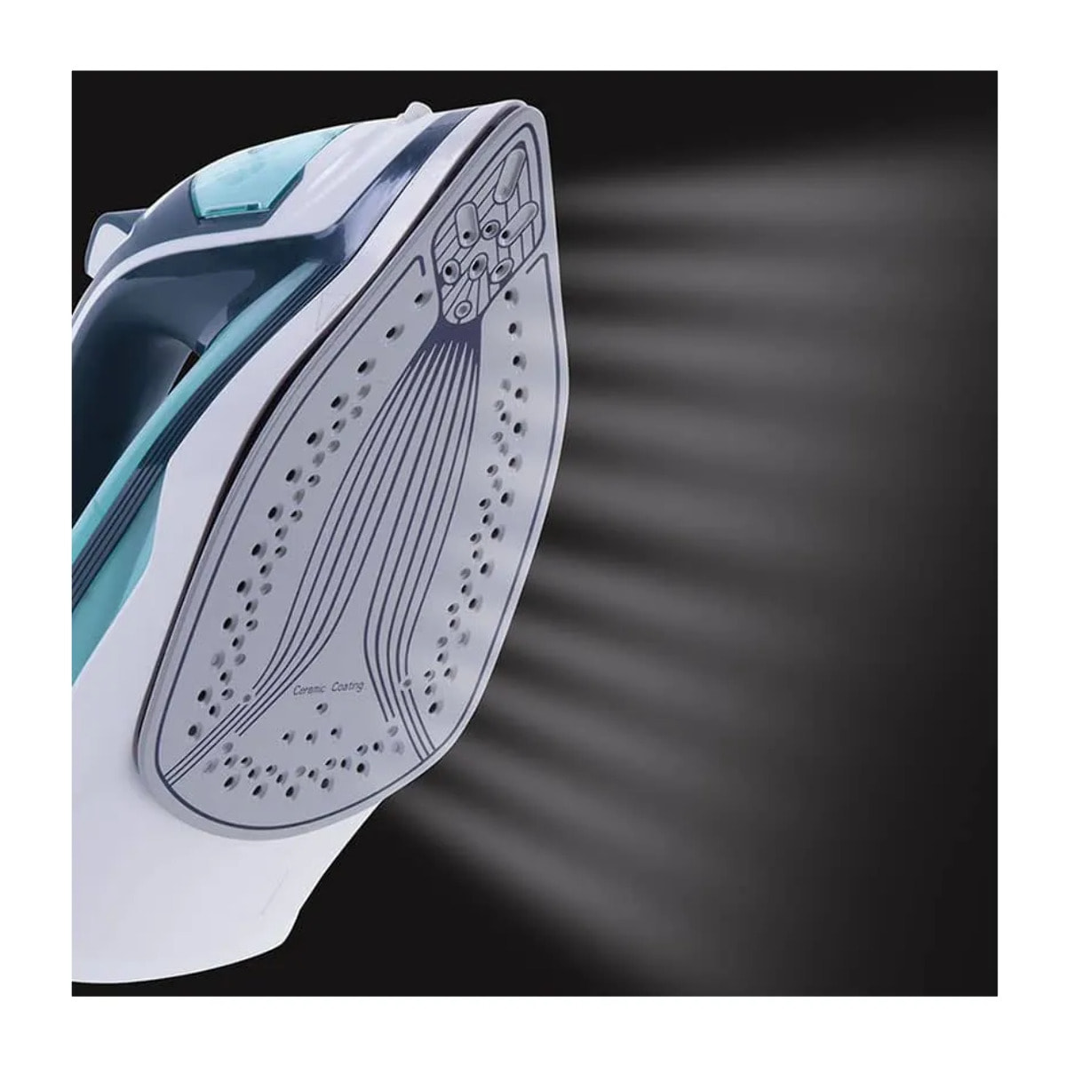 Plancha de vapor JATA PL598C con suela cerámica. Autolimpieza. Antical. 2600 W
