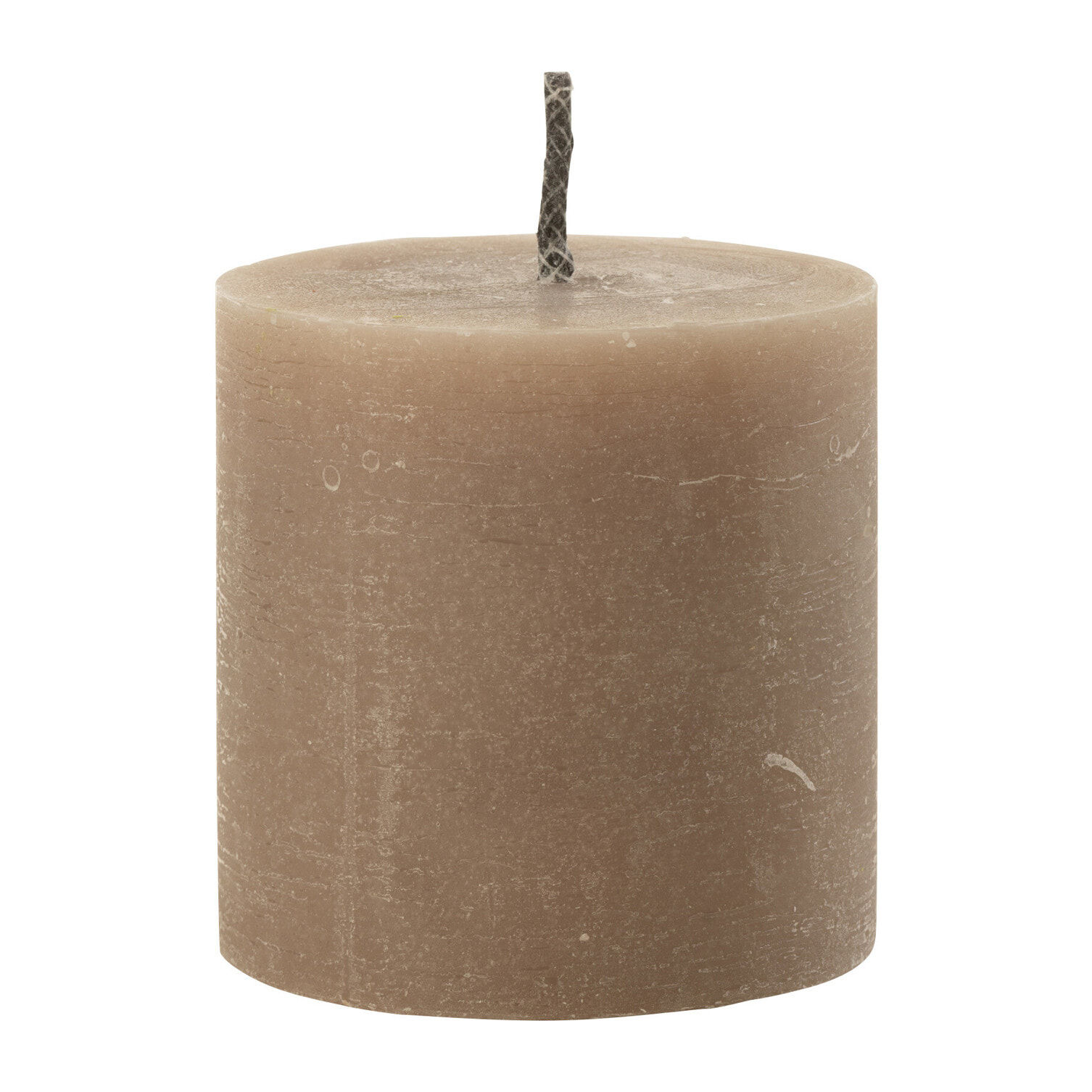 J-Line bougie exterieure Pilier - paraffine - taupe - small - 70H