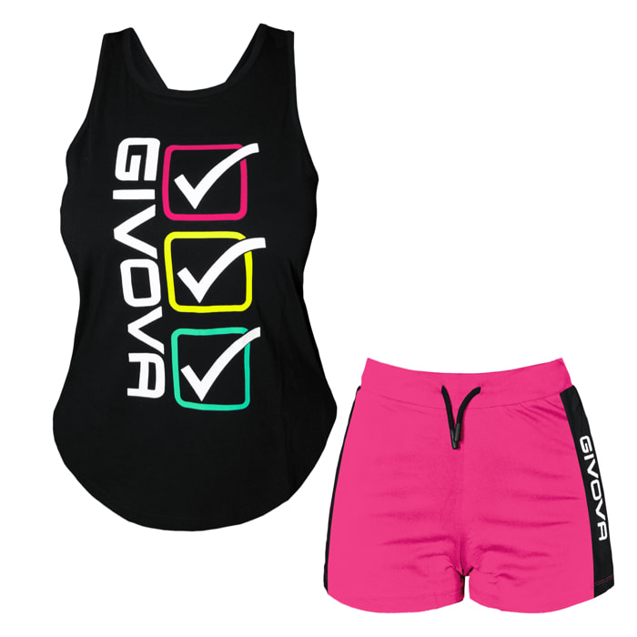 Completo Set Donna GIVOVA Corto Cotone
