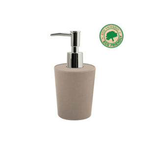 Distributeur de savon Fibres de Bambou TAKEO Taupe Spirella