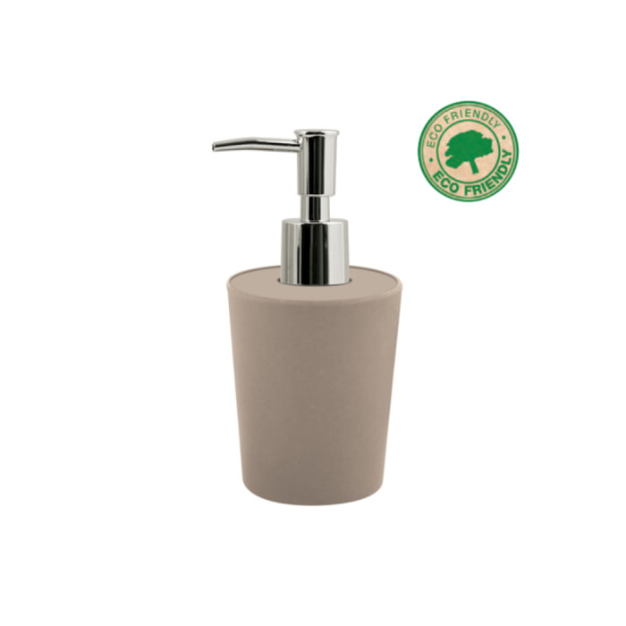 Distributeur de savon Fibres de Bambou TAKEO Taupe Spirella