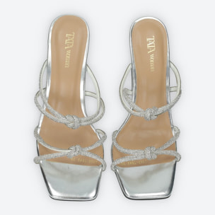 Sandali Donna Tata Italia Argentato