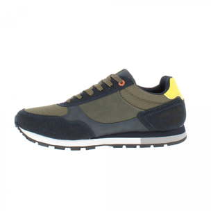 Armata di Mare Scarpe Uomo Sneakers Vintage Running con Soletta Rimovibile in Memory Foam AMU W22N236 Navy Khaki