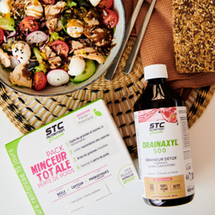 STC NUTRITION - Duo Minceur - Complément alimentaire minceur - Drainaxyl 500 Fruits Rouges + Pack Minceur Totale - Aide à drainer, détoxifier - Favorise la perte de poids - Cure 30 jours