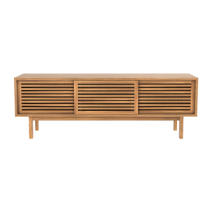 Meuble TV en bois de teck 140 cm - Bormes